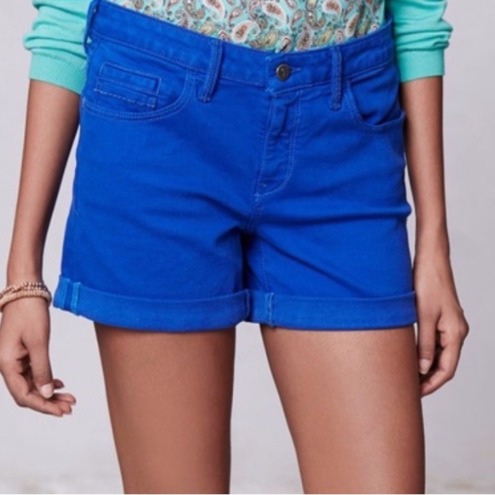ANTHROPOLOGIE Pilcro Stet Blue Denim Shorts